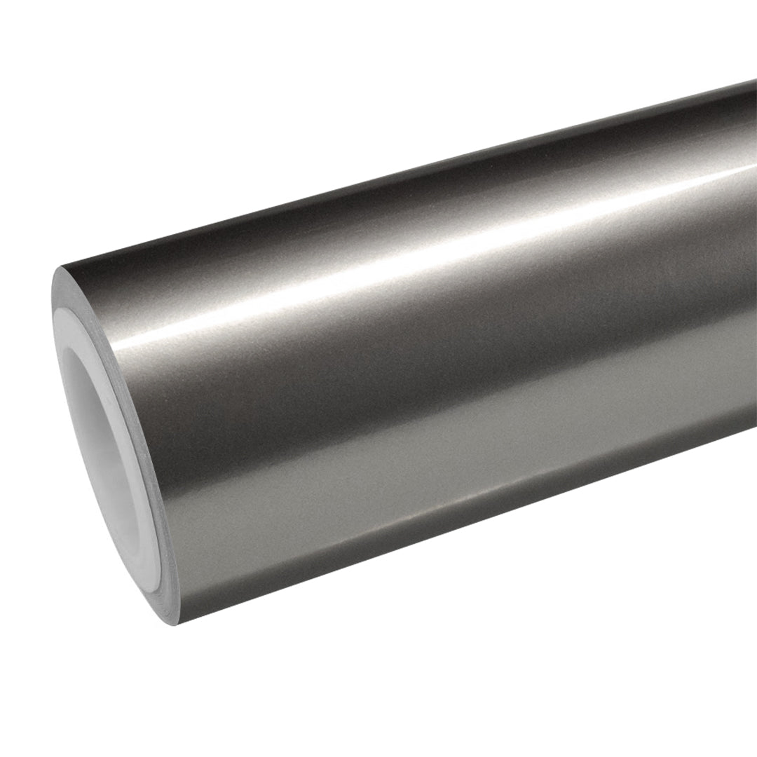 Gloss Metallic Dark Gray Vinyl Wrap - product view 1