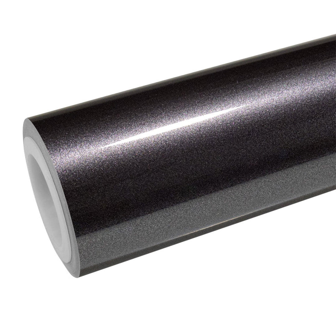 Gloss Metallic Dark Gray Vinyl Wrap - product view 1