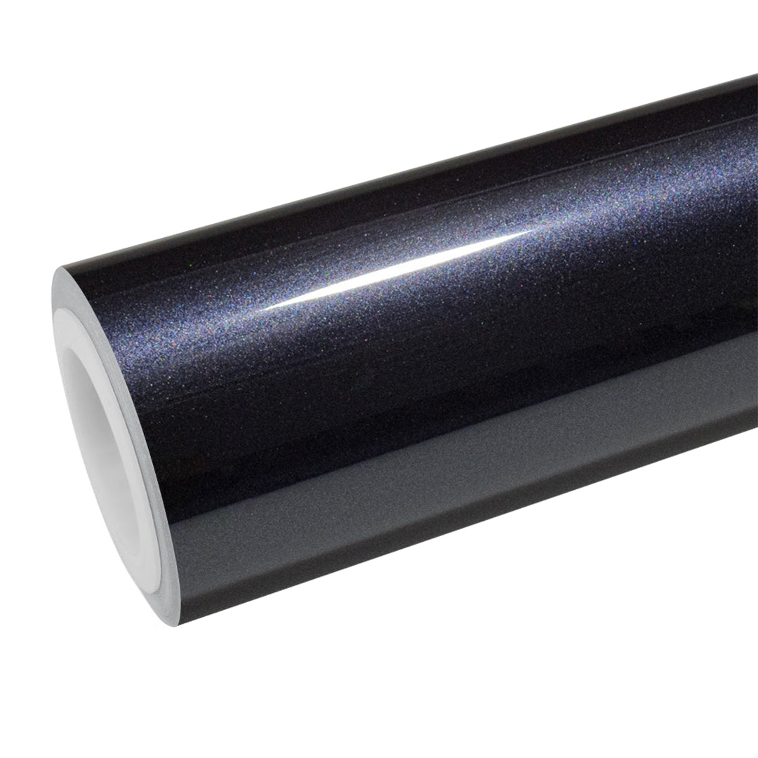 Gloss Metallic Dark Blue Vinyl Wrap