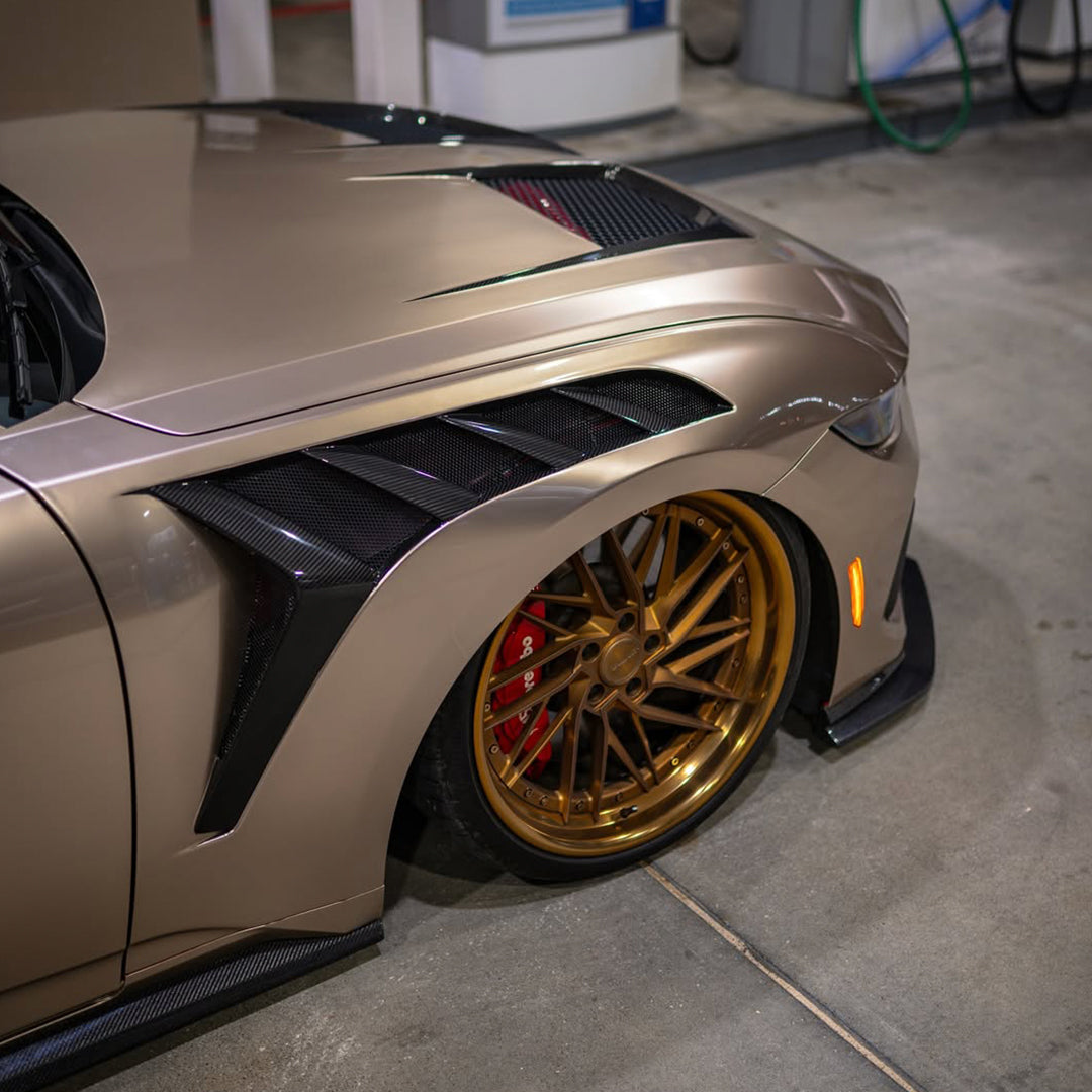 Gloss Metallic Deep Champagne Gold Vinyl Wrap