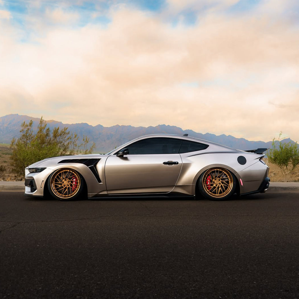 Gloss Metallic Deep Champagne Gold Vinyl Wrap