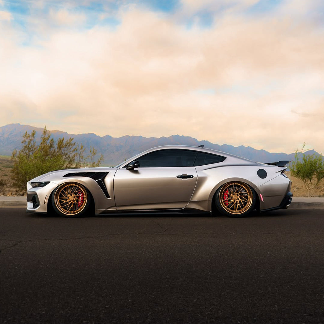 Gloss Metallic Deep Champagne Gold Vinyl Wrap