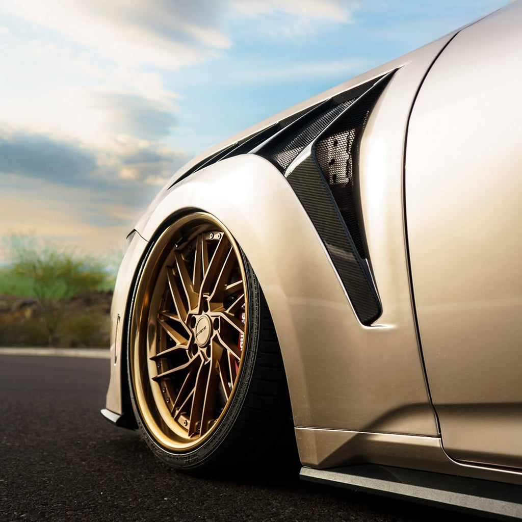 Gloss Metallic Deep Champagne Gold Vinyl Wrap