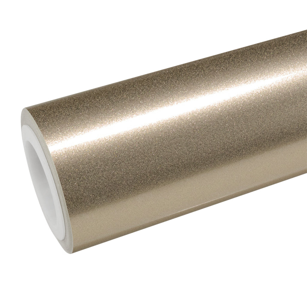 Gloss Metallic Deep Champagne Gold Vinyl Wrap - product view 1