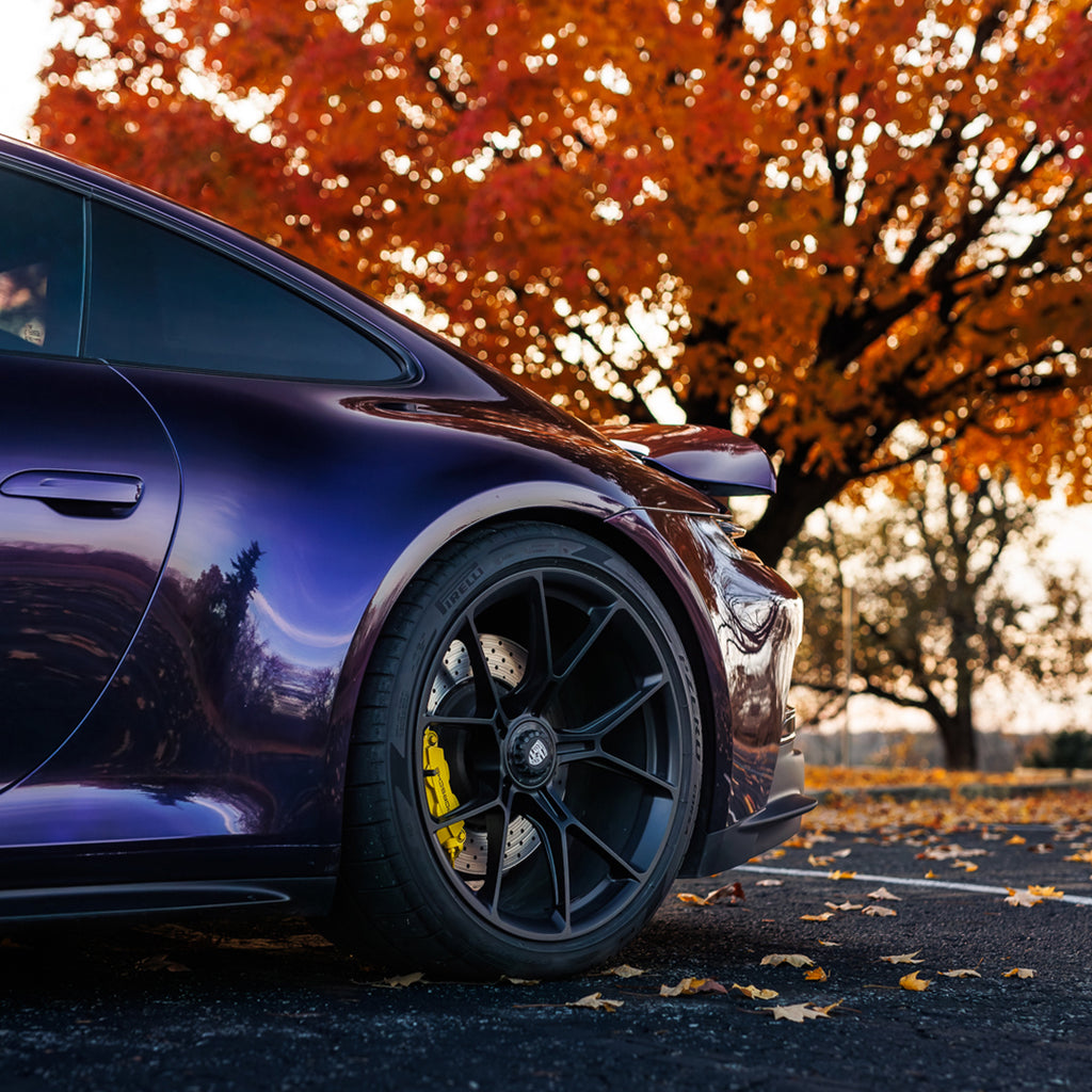 Gloss Metallic Deep Purple Vinyl Wrap