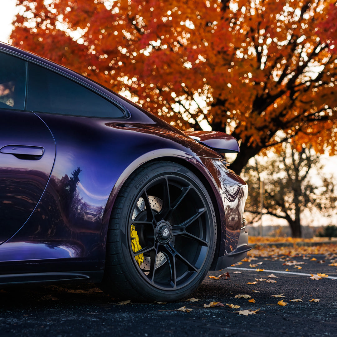 Gloss Metallic Deep Purple Vinyl Wrap