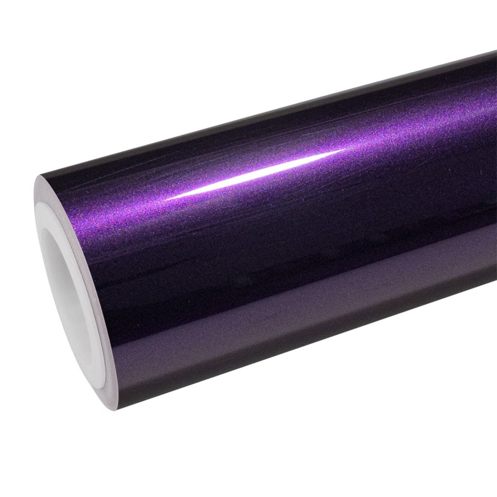 Gloss Metallic Deep Purple Vinyl Wrap - product view 1