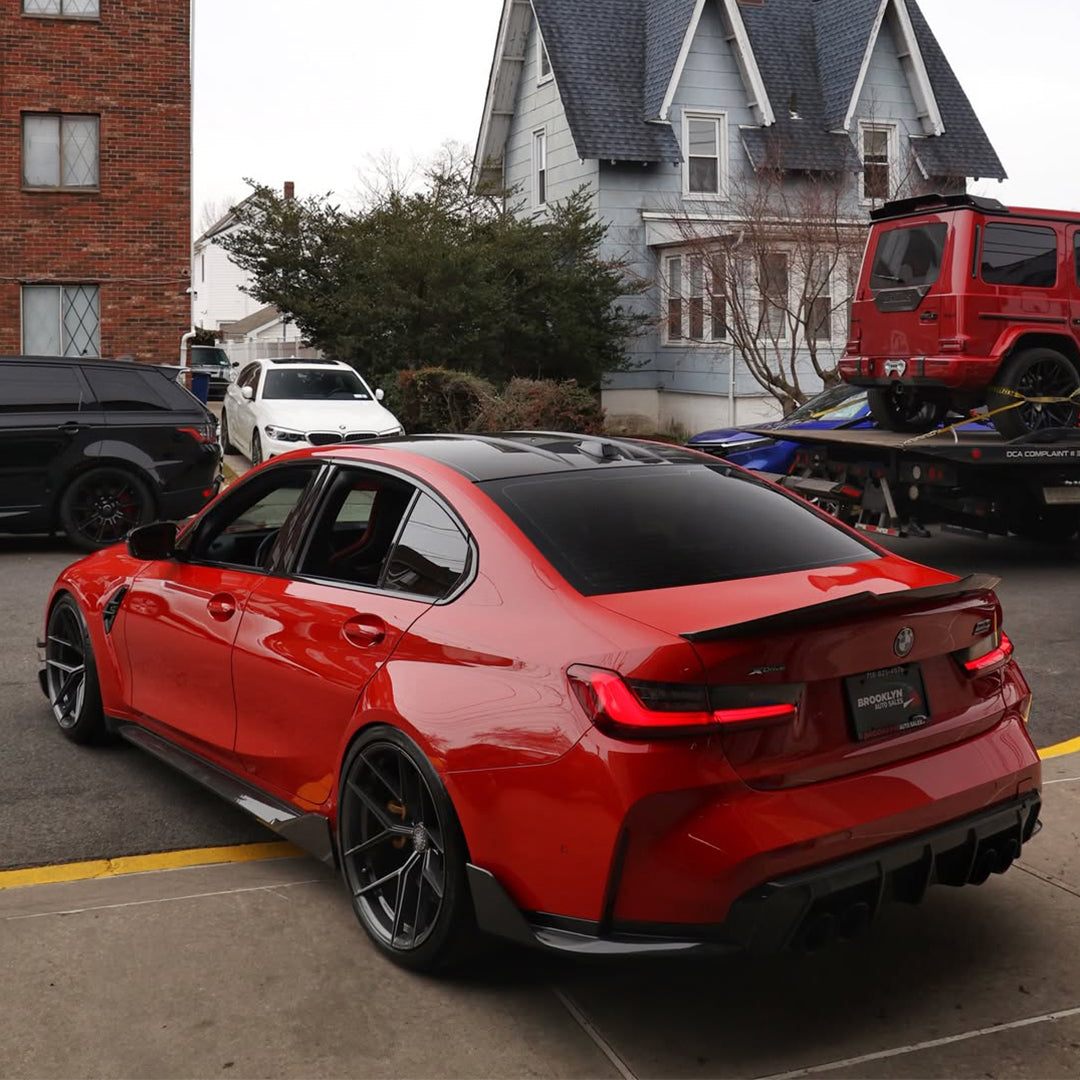 Gloss Metallic Dragon Fire Red Vinyl Wrap