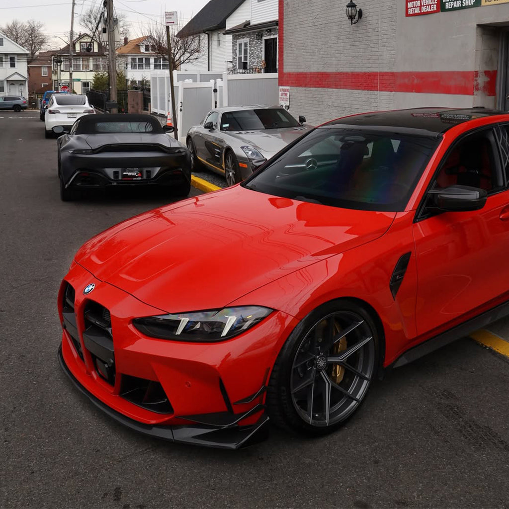 Gloss Metallic Dragon Fire Red Vinyl Wrap