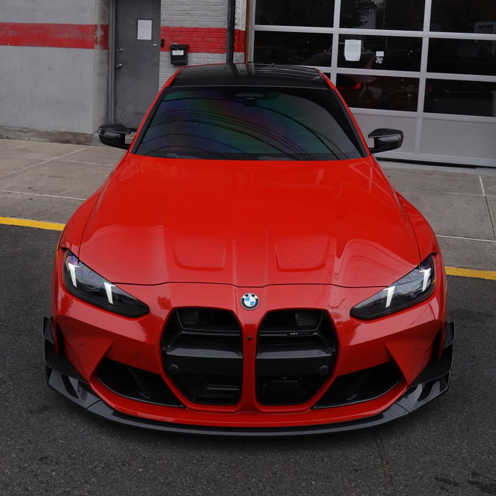 Gloss Metallic Dragon Fire Red Vinyl Wrap