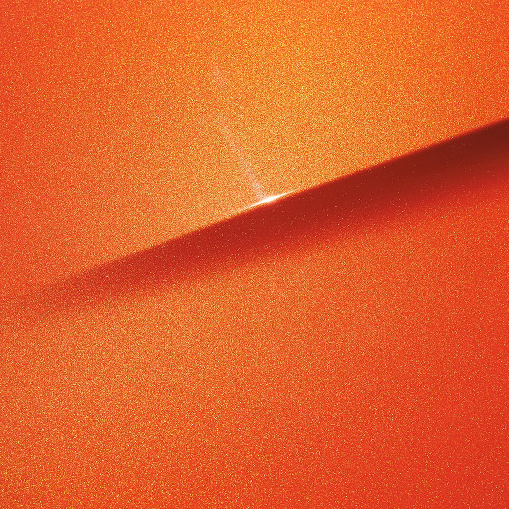 Gloss Metallic Flame Orange Vinyl Wrap