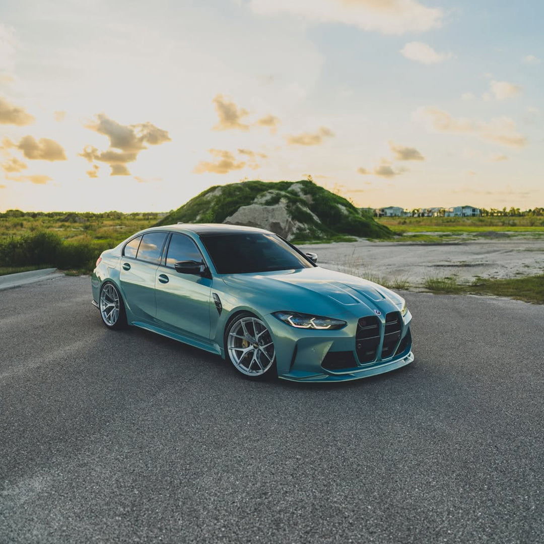Gloss Metallic Frozen Blue Vinyl Wrap - product view 10