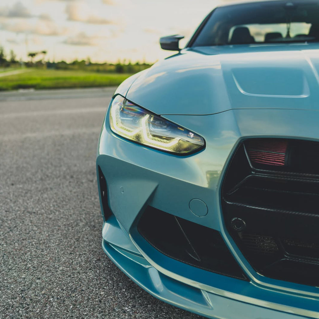 Gloss Metallic Frozen Blue Vinyl Wrap - product view 9