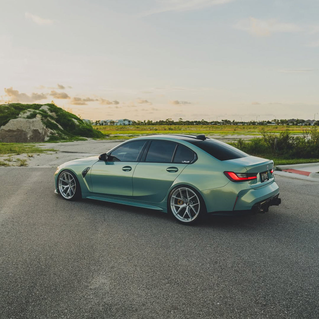 Gloss Metallic Frozen Blue Vinyl Wrap - product view 5