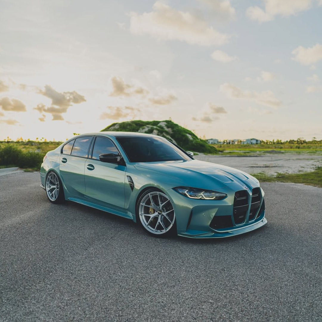 Gloss Metallic Frozen Blue Vinyl Wrap - product view 4