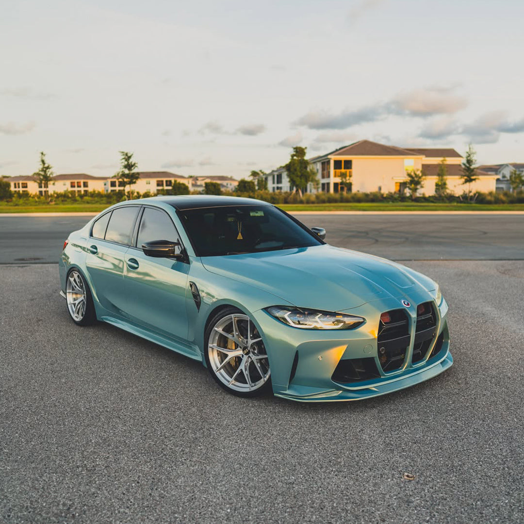 Gloss Metallic Frozen Blue Vinyl Wrap - product view 3