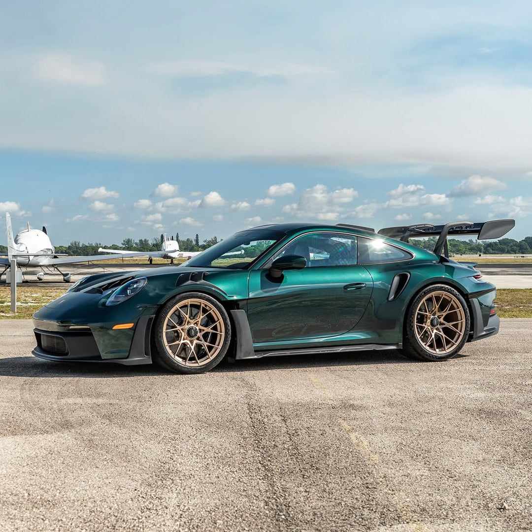 Gloss Metallic Galactic Green Vinyl Wrap