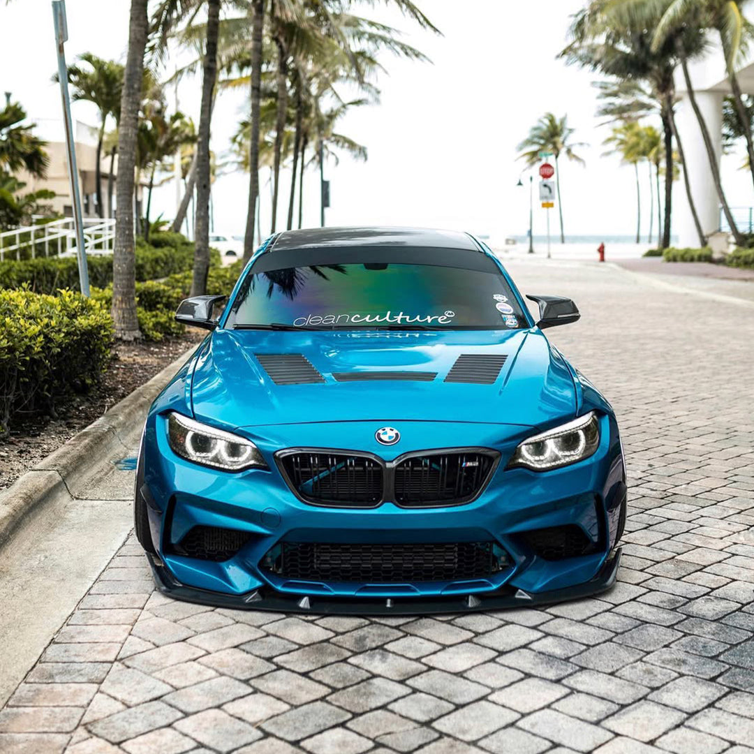 Gloss Metallic Hybro Blue Vinyl Wrap