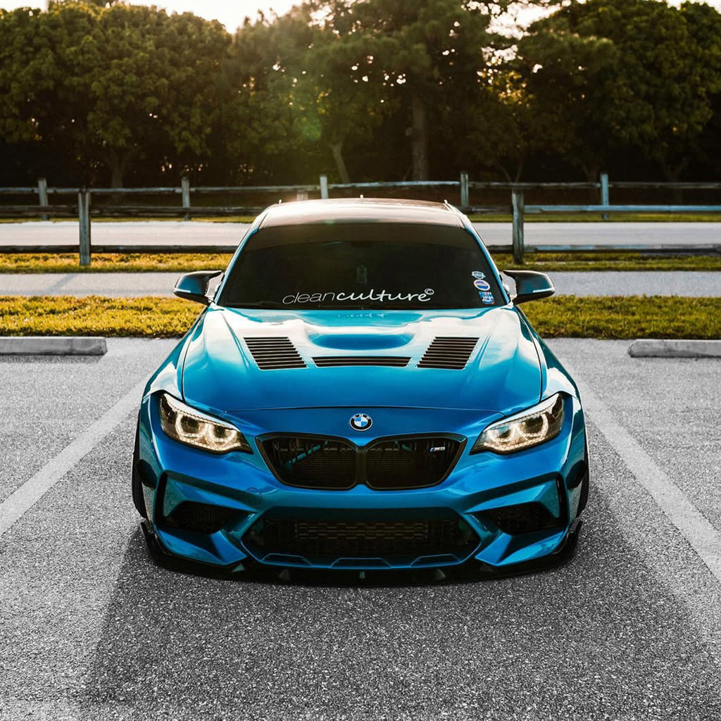 Gloss Metallic Hybro Blue Vinyl Wrap