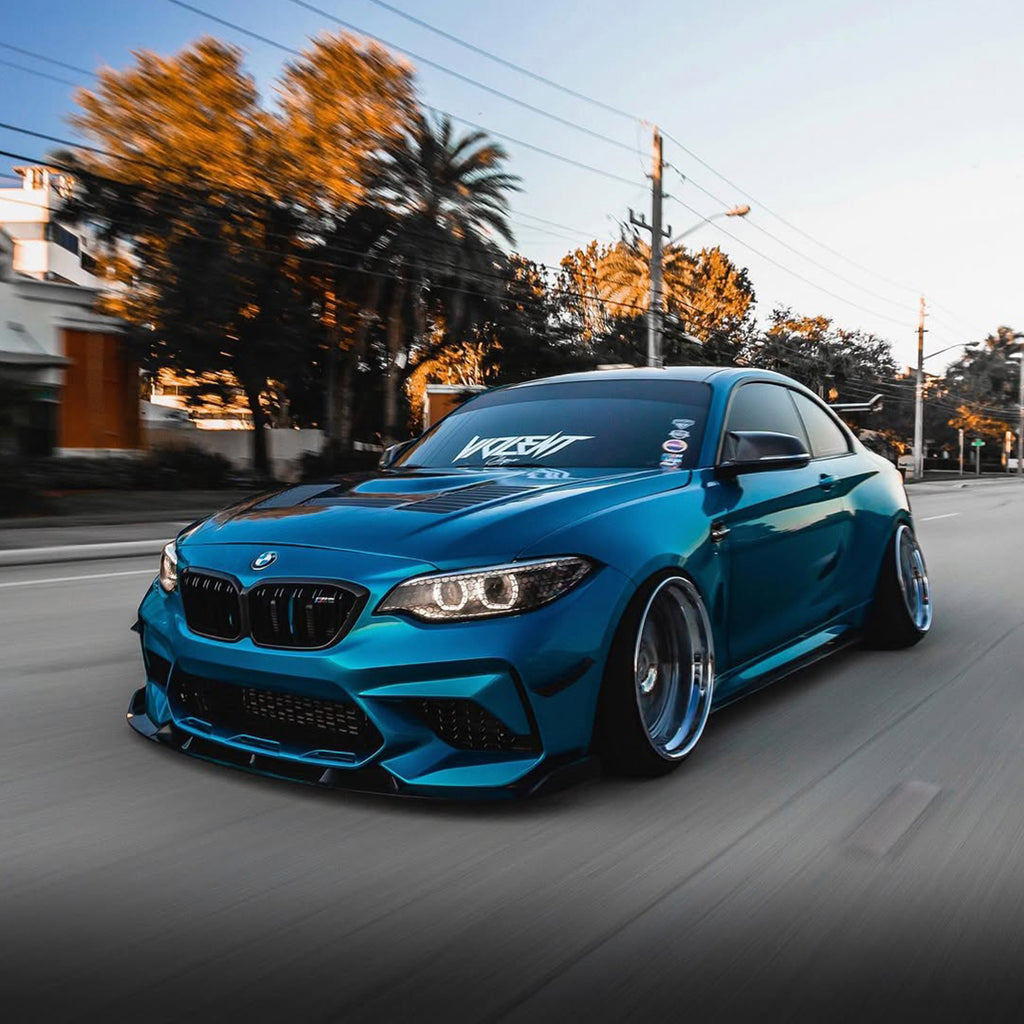 Gloss Metallic Hybro Blue Vinyl Wrap