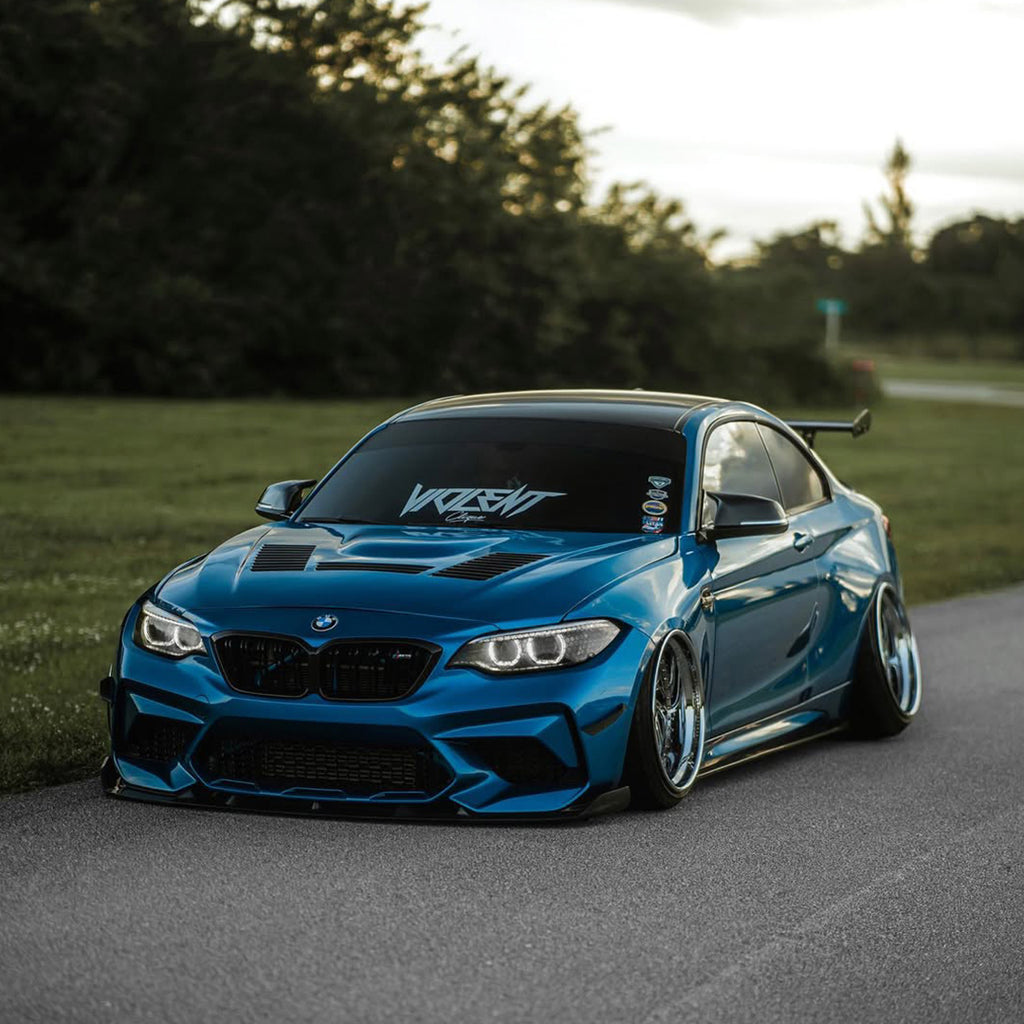 Gloss Metallic Hybro Blue Vinyl Wrap