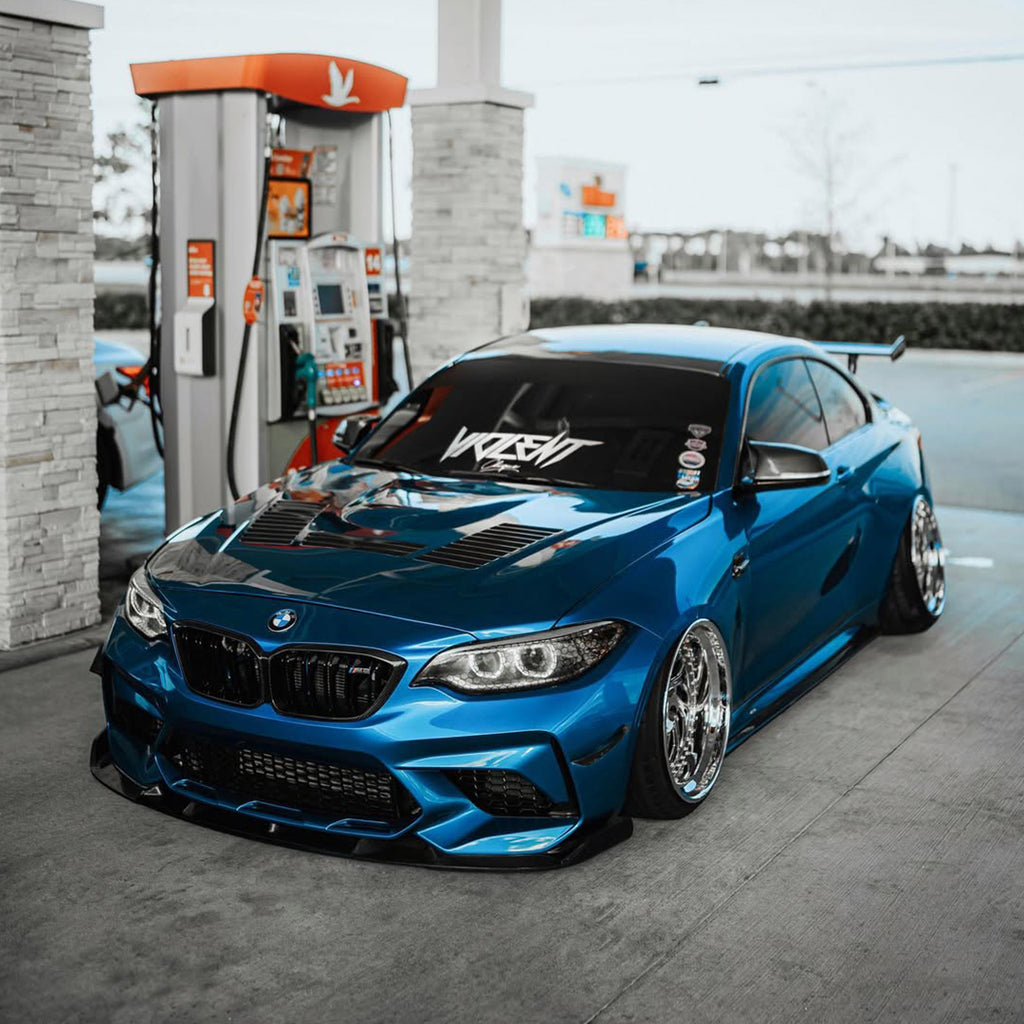 Gloss Metallic Hybro Blue Vinyl Wrap