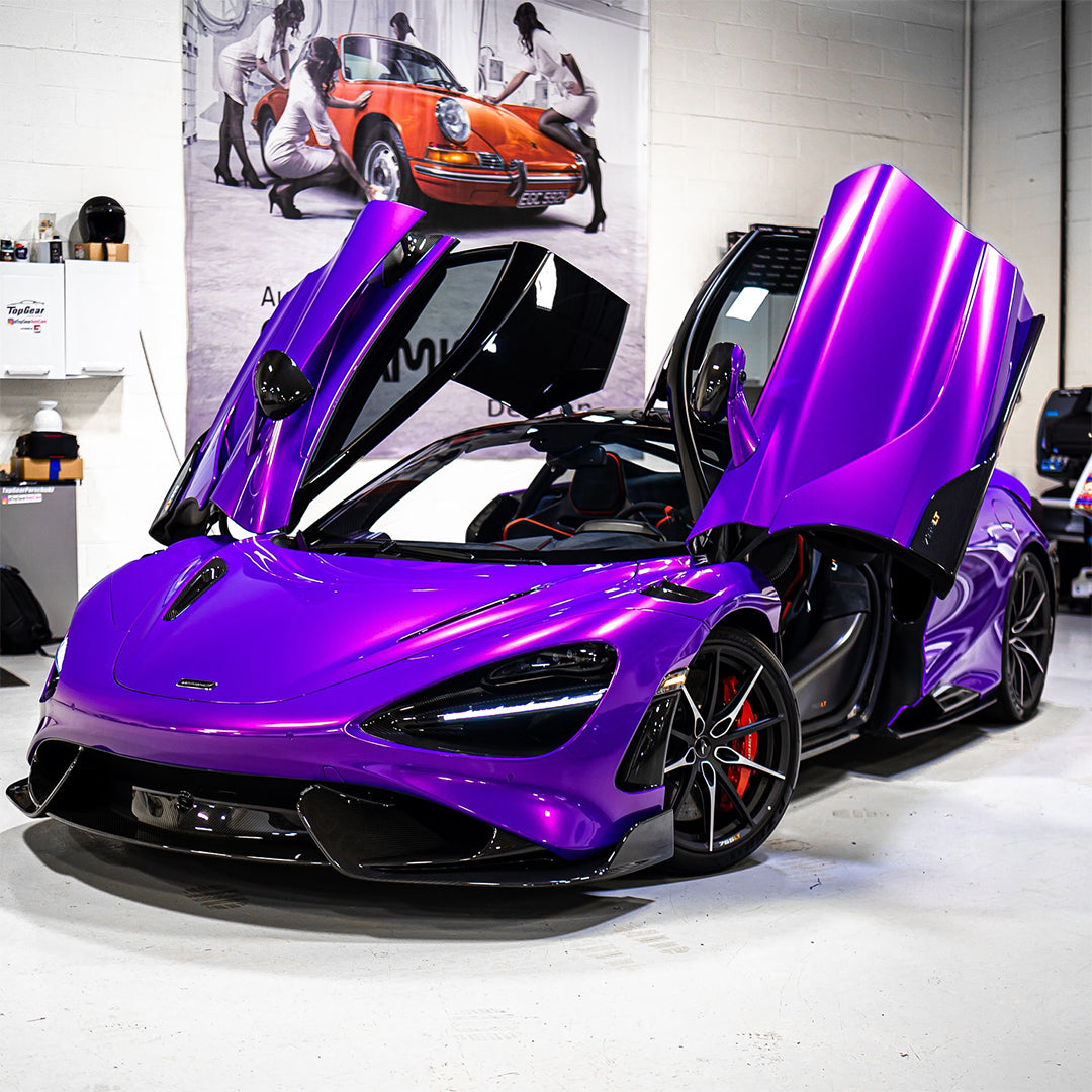 Gloss Metallic Mauvine Purple Vinyl Wrap