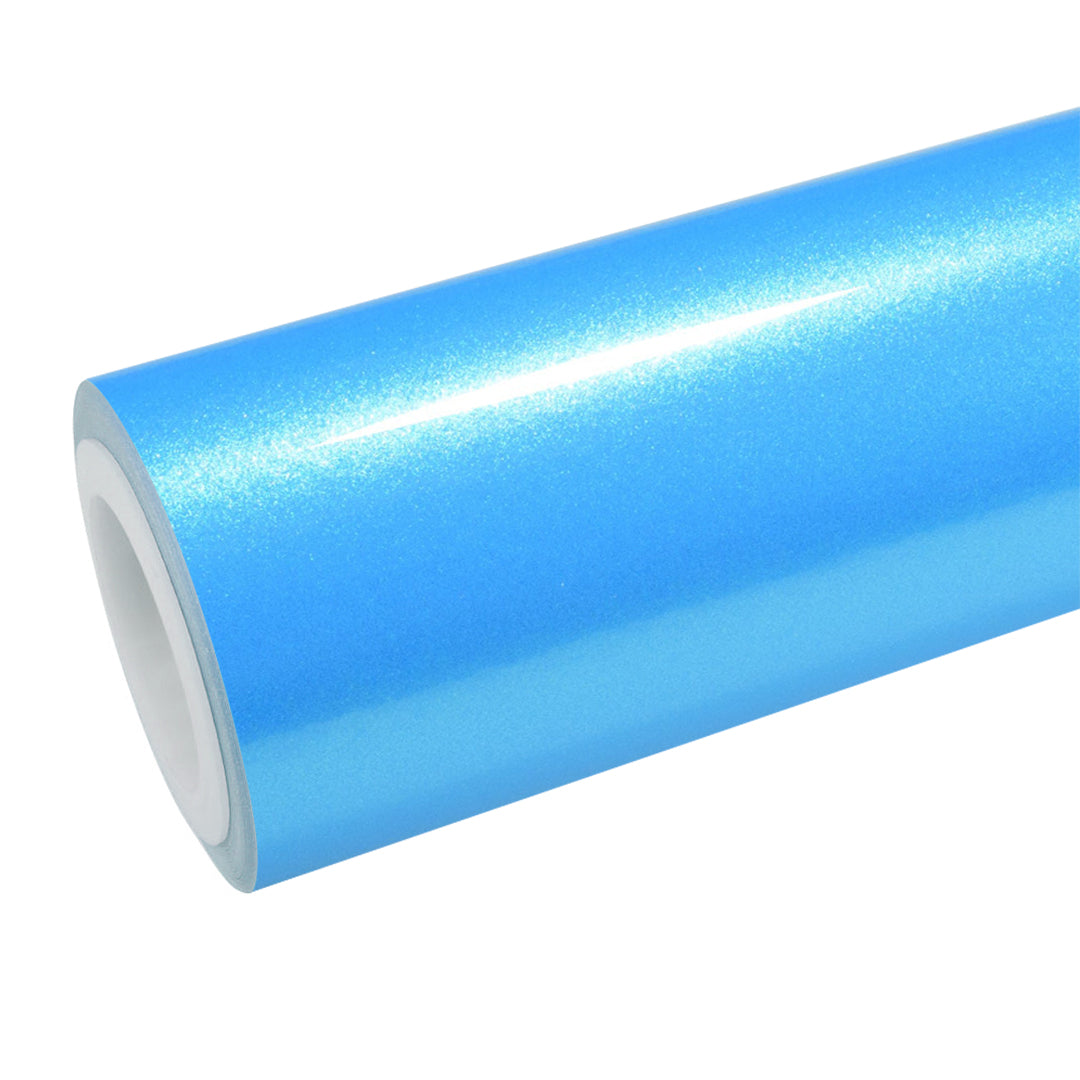 Gloss Metallic Ocean Blue Vinyl Wrap