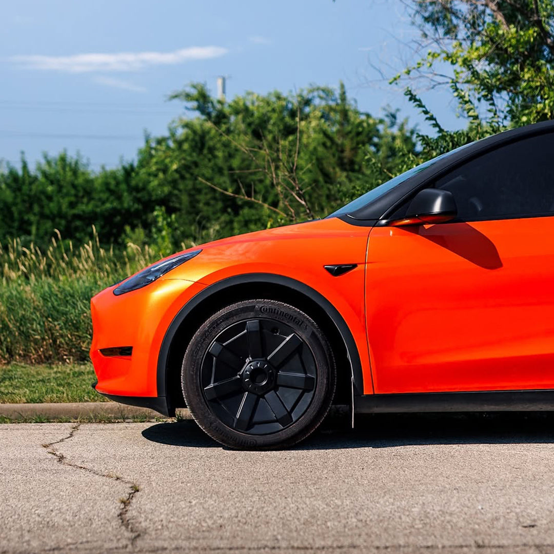Gloss Metallic Orange Vinyl Wrap