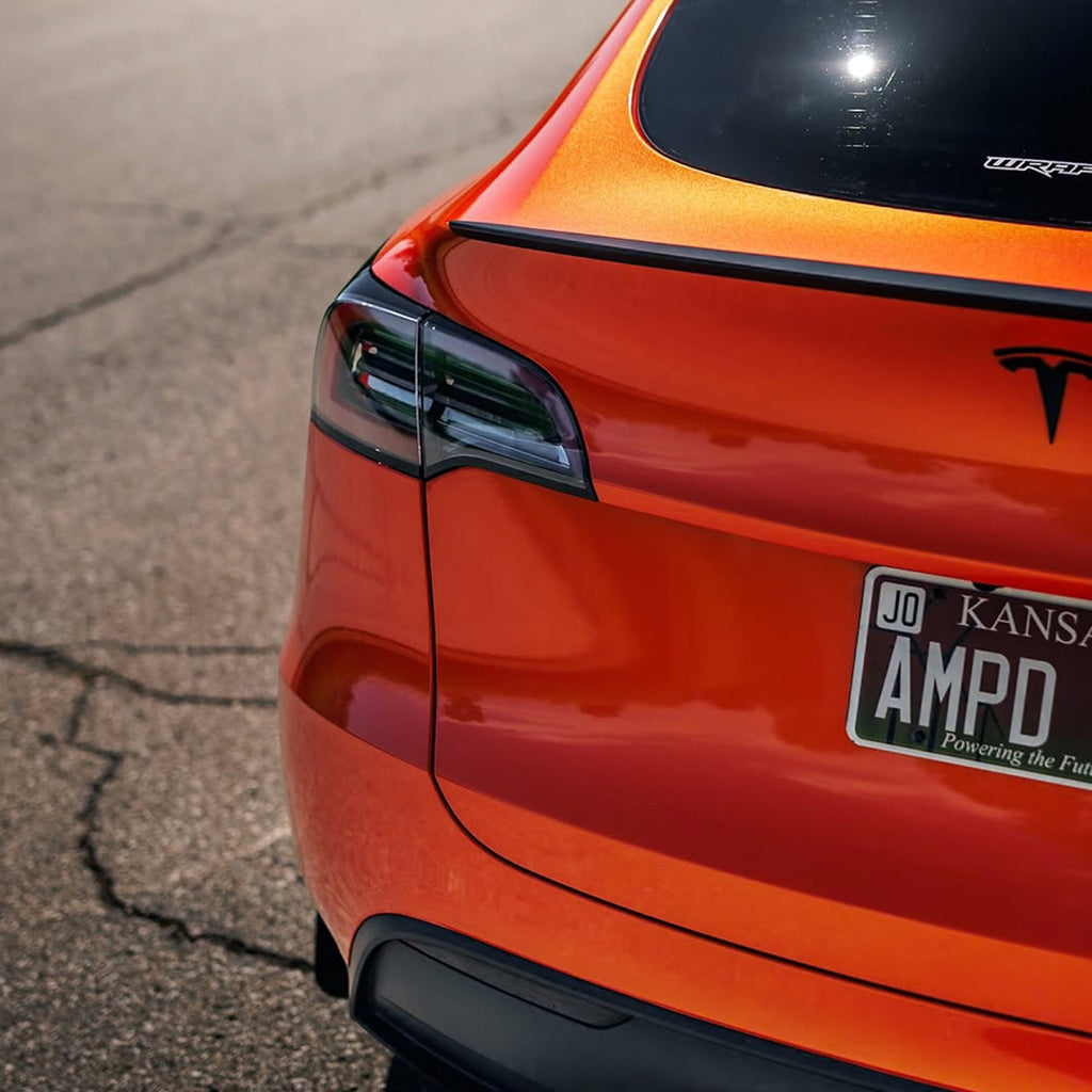 Gloss Metallic Orange Vinyl Wrap