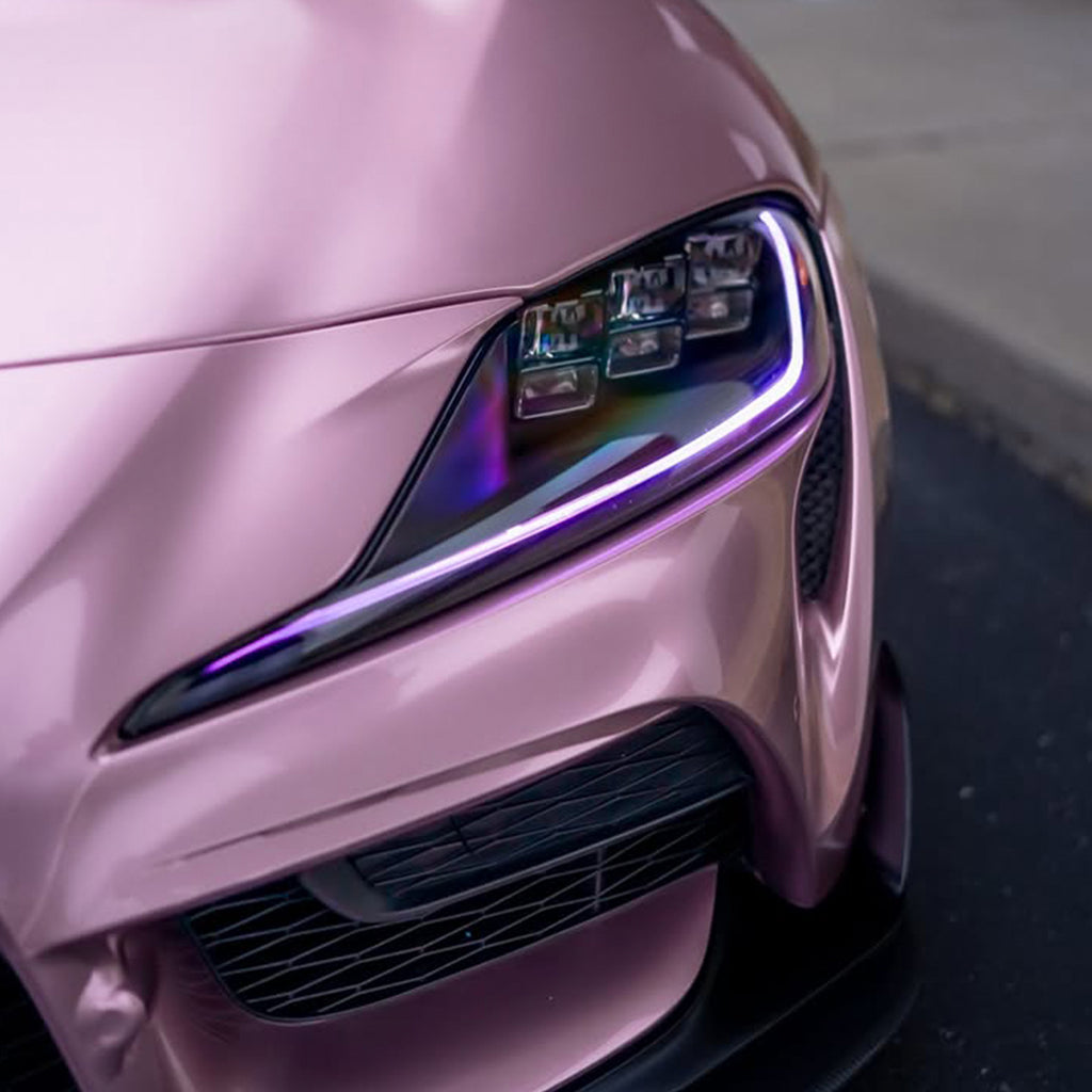 Gloss Metallic Passion Pink Vinyl Wrap
