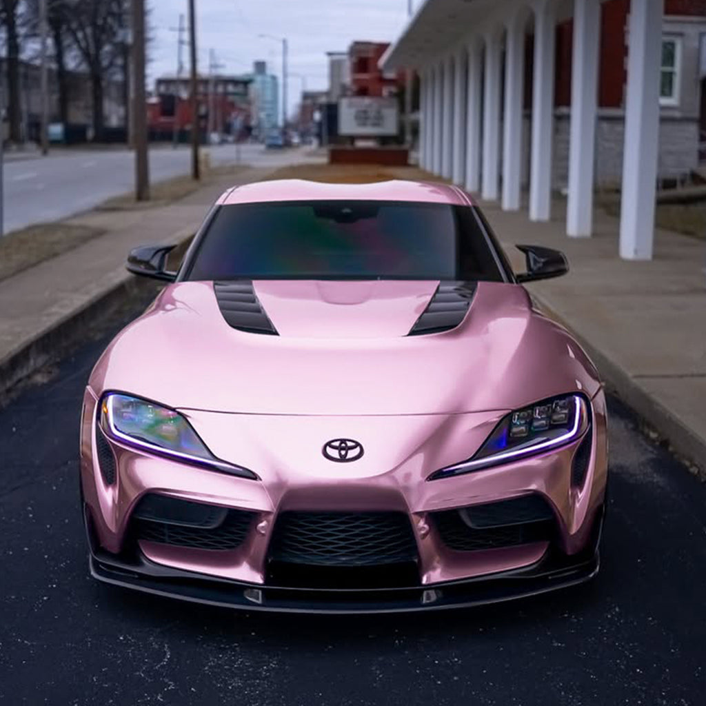 Gloss Metallic Passion Pink Vinyl Wrap