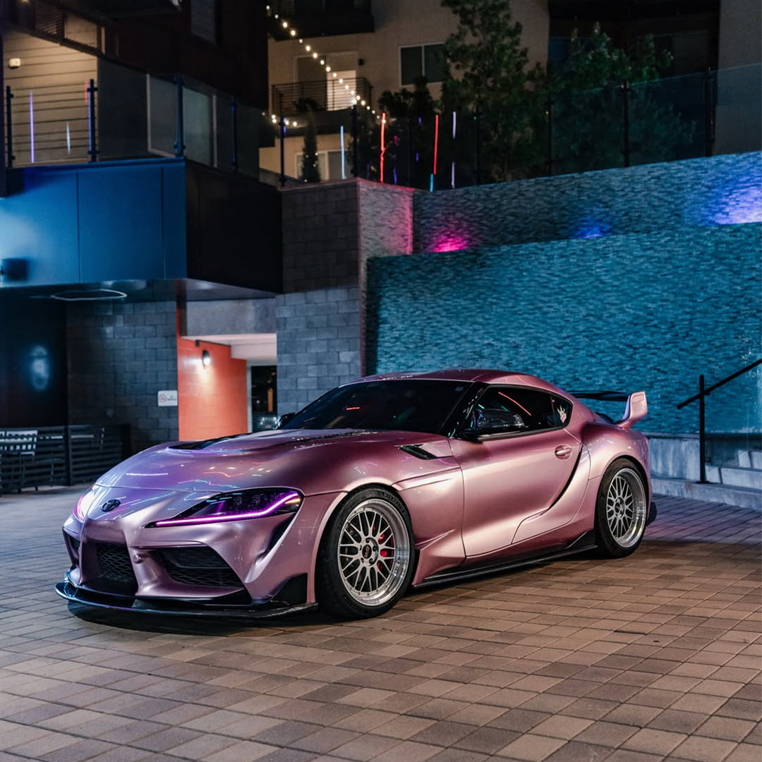 Gloss Metallic Passion Pink Vinyl Wrap