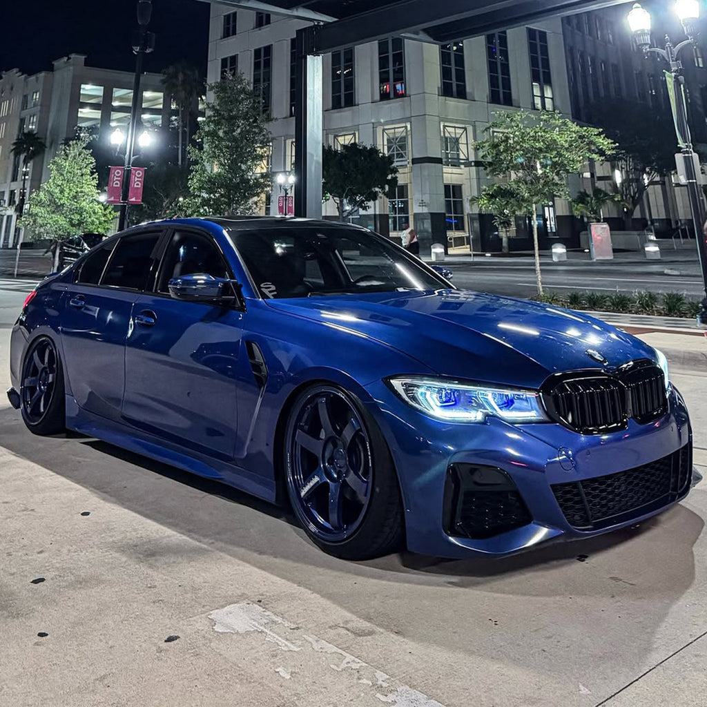 Gloss Metallic Portimao Blue Vinyl Wrap