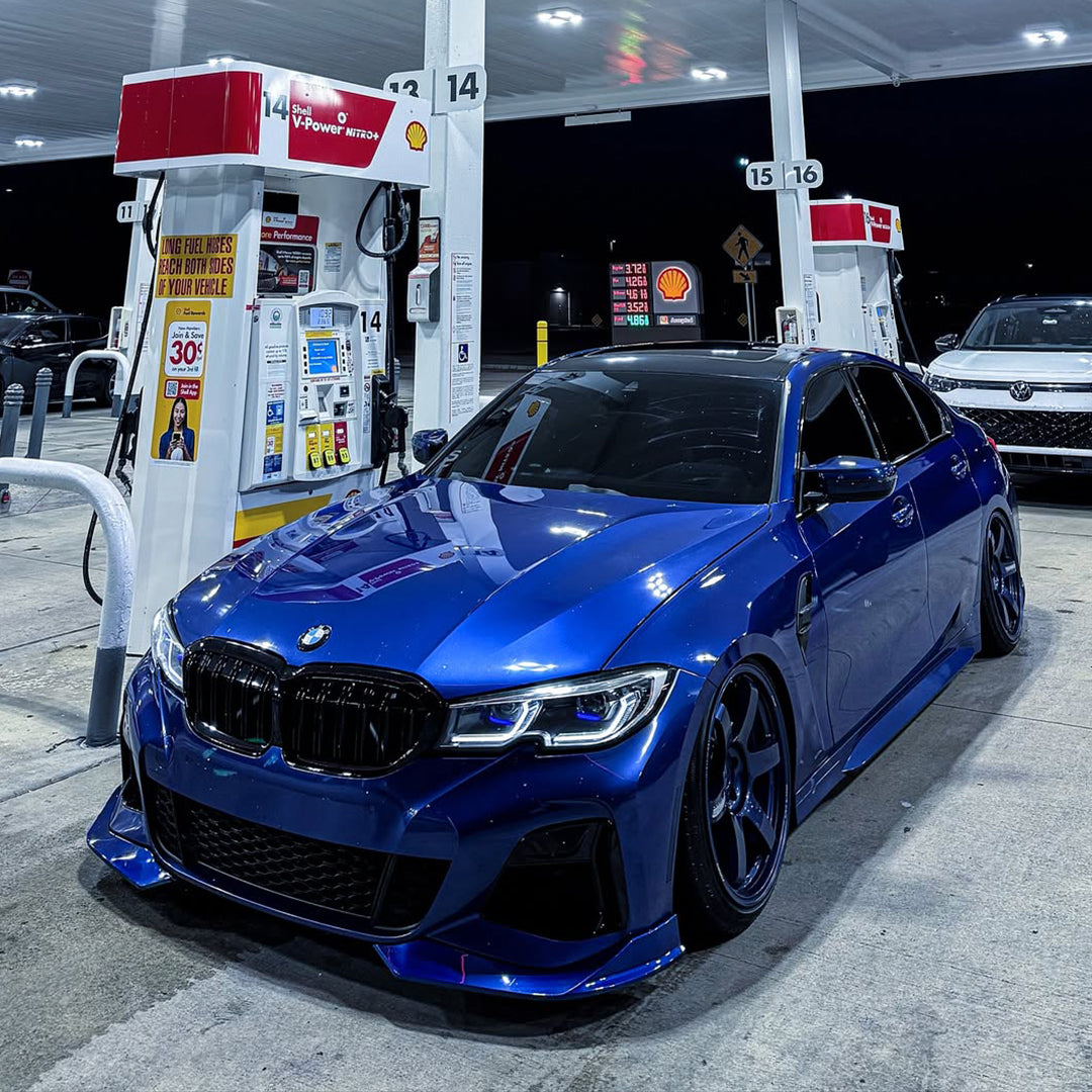 Gloss Metallic Portimao Blue Vinyl Wrap