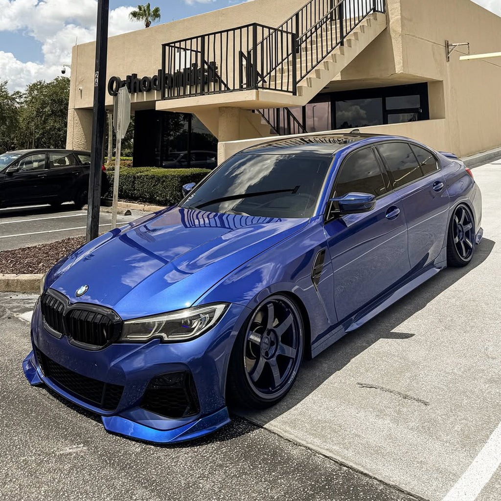 Gloss Metallic Portimao Blue Vinyl Wrap