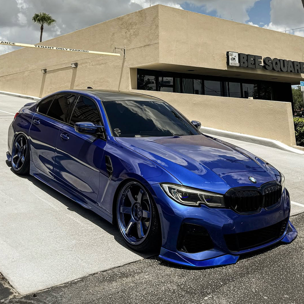Gloss Metallic Portimao Blue Vinyl Wrap