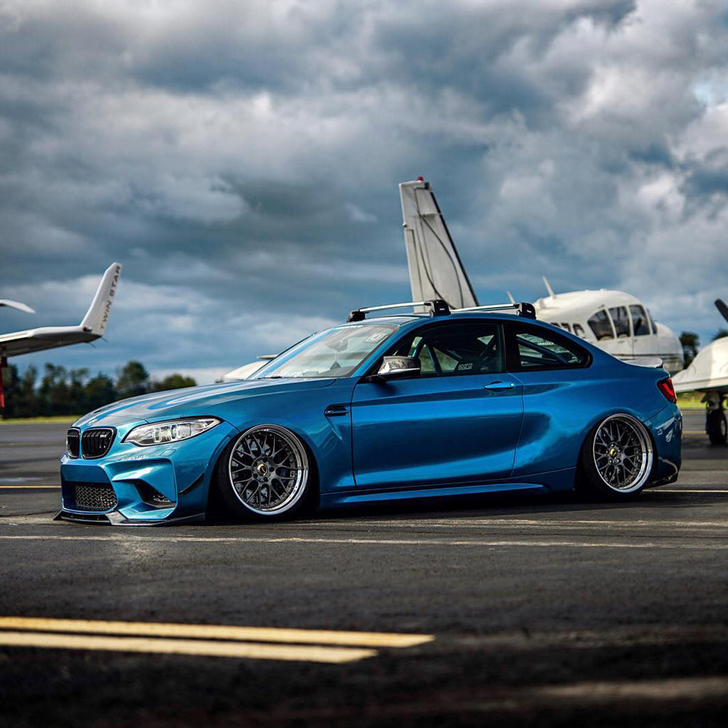 Gloss Metallic Shadow Blue Vinyl Wrap