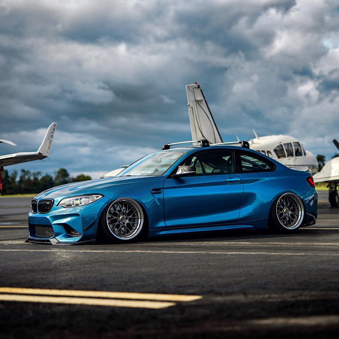 Gloss Metallic Shadow Blue Vinyl Wrap