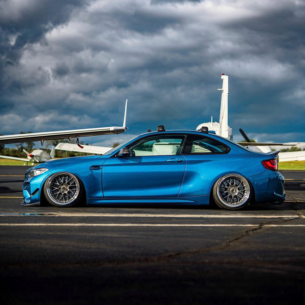 Gloss Metallic Shadow Blue Vinyl Wrap