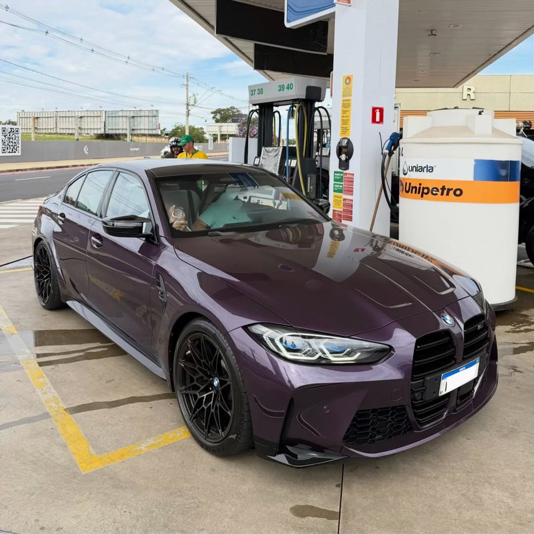 Gloss Metallic Ube Purple Vinyl Wrap