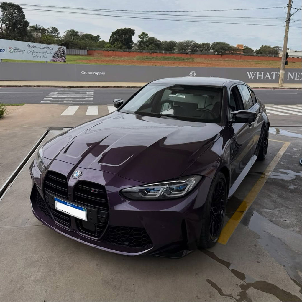 Gloss Metallic Ube Purple Vinyl Wrap