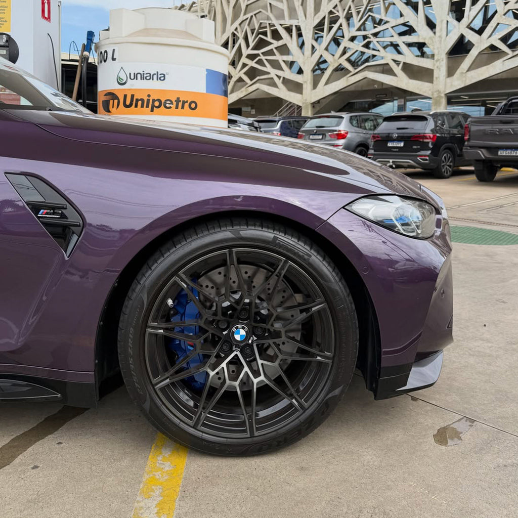 Gloss Metallic Ube Purple Vinyl Wrap
