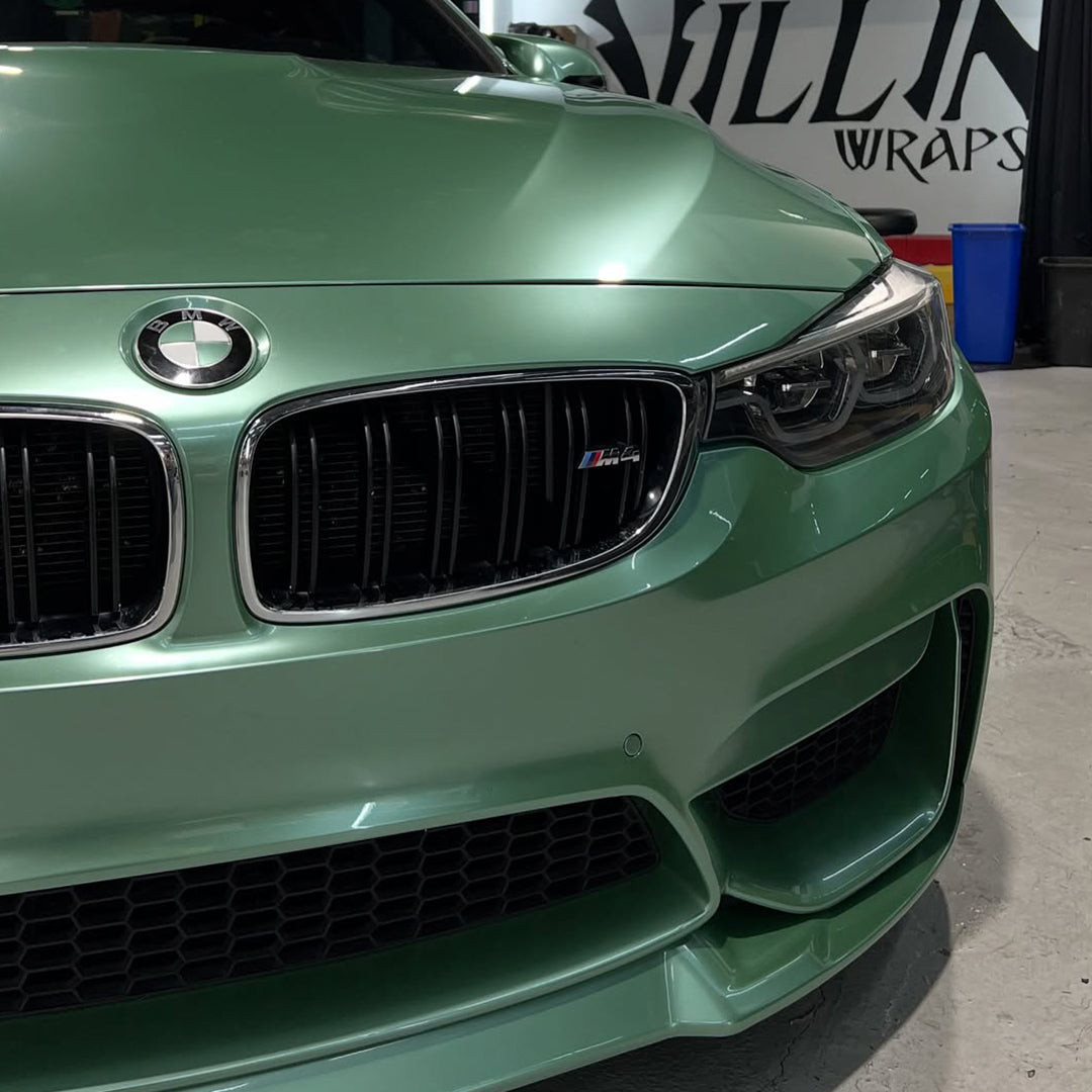 Gloss Metallic Verde Green Vinyl Wrap