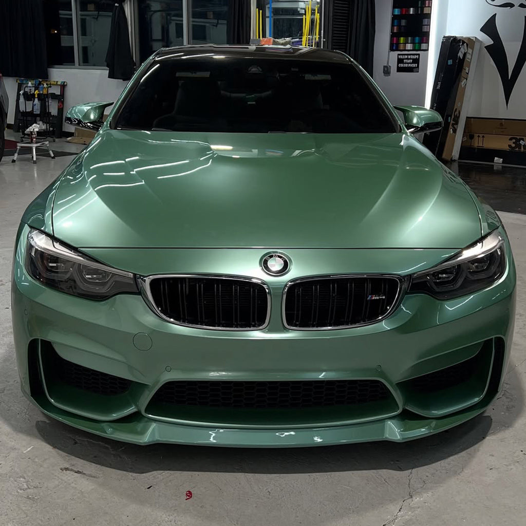 Gloss Metallic Verde Green Vinyl Wrap