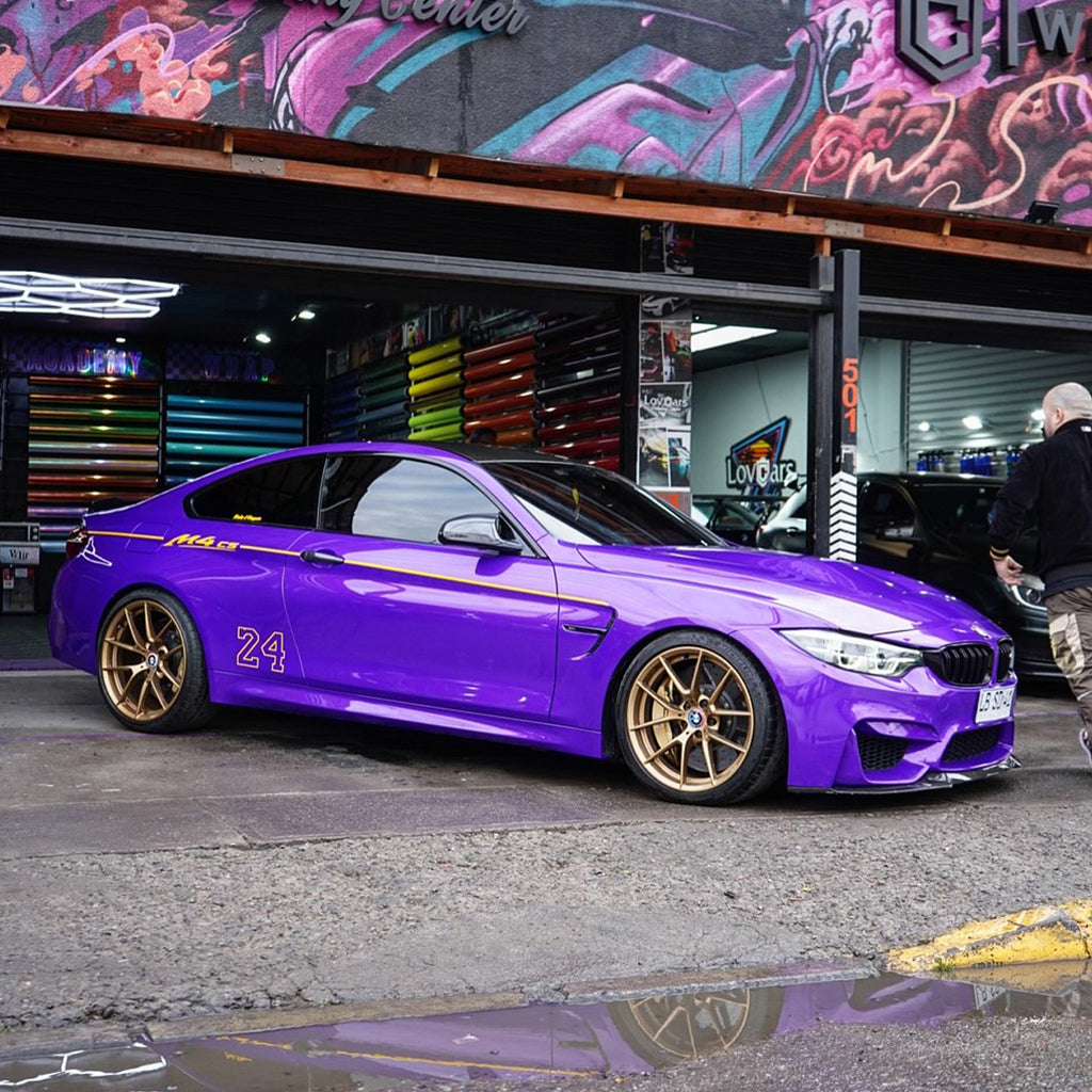 Gloss Metallic Violet Purple Vinyl Wrap