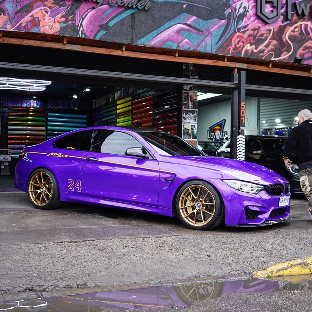 Gloss Metallic Violet Purple Vinyl Wrap