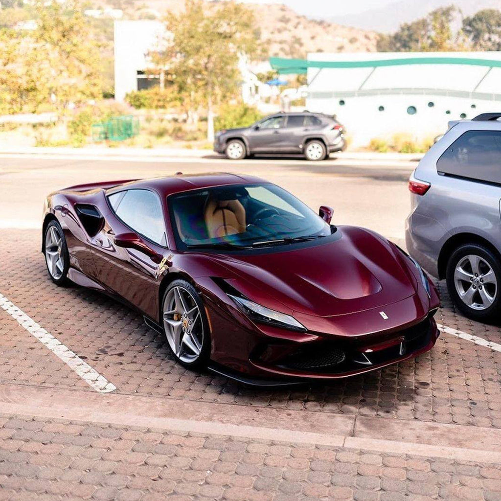 Gloss Metallic Wine Red Vinyl Wrap