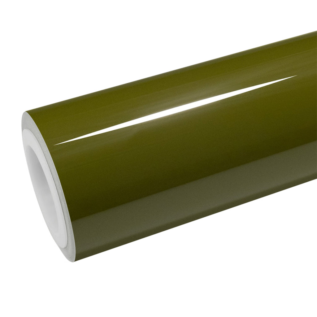 Gloss Military Green Vinyl Wrap - product view 1
