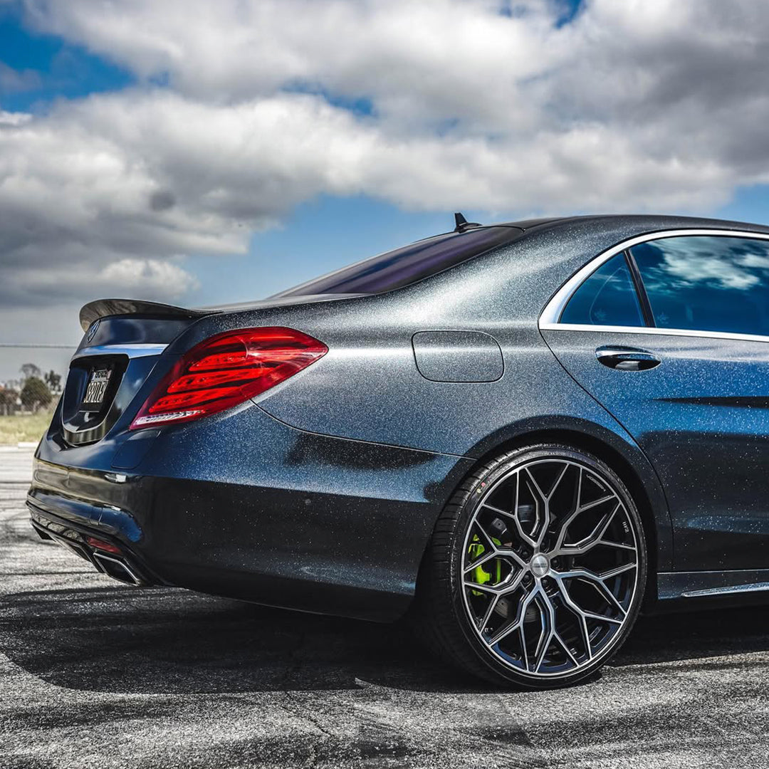 Gloss Pearl Sparkle Black Vinyl Wrap